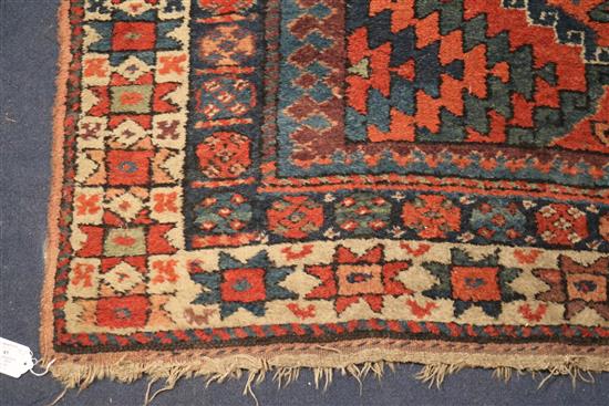 A Khurdish rug, North West Persia, circa 1900 6ft 5in. x 4ft 8in.